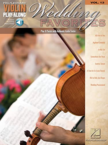 Violin Play-Along Volume 13: Wedding Favourites: Play-Along, CD für Violine (Hal Leonard Violin Play Along)
